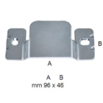 Aggancio per Mobili Gancio per Divani mm 96 x 46 Zincato
